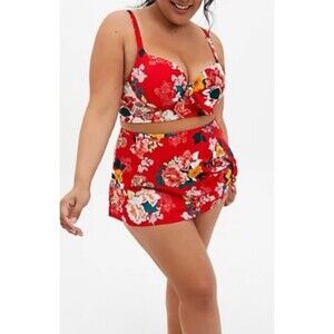 Womens Size 3 Torrid 2 Piece Bathing Suit EUC